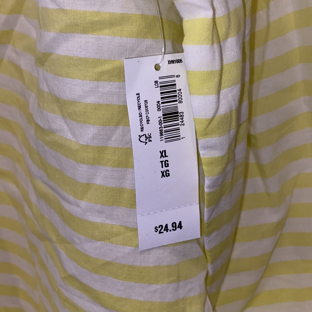 Yellow & White Button-Down - Picture 4 of 7